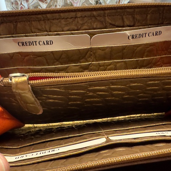 New, made in Italy, Leather, Michael Rome Designs Wallet - Picture 4 of 5